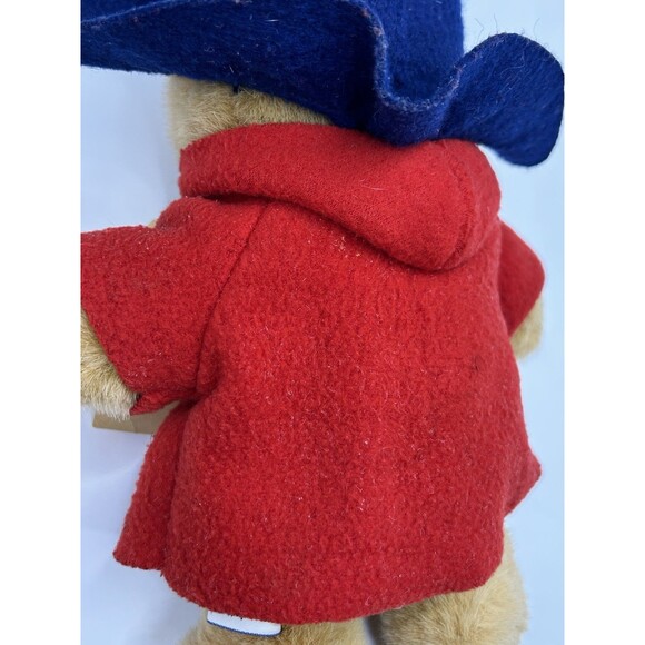 Vintage Eden Paddington Bear Plush Toy Doll w Tag Red Coat 1988 Stuffed Animal - Picture 14 of 16
